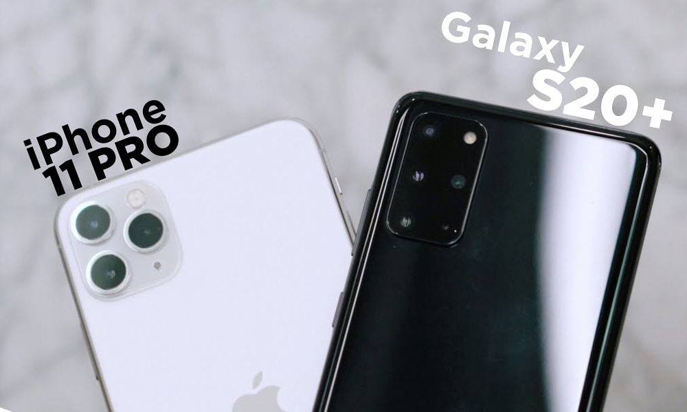 So sánh sự khác biệt giữa Samsung S20 Plus và iPhone 11 Pro